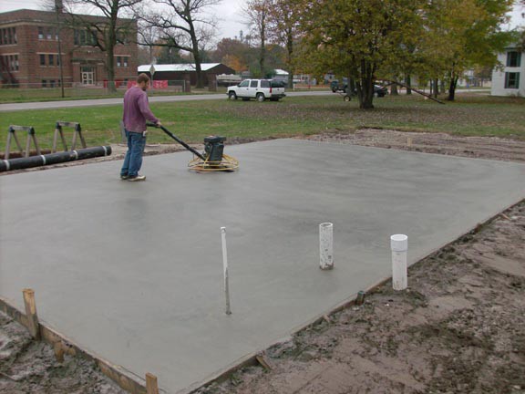 New Braunfels concrete pads for RV, sheds, AC, basketball